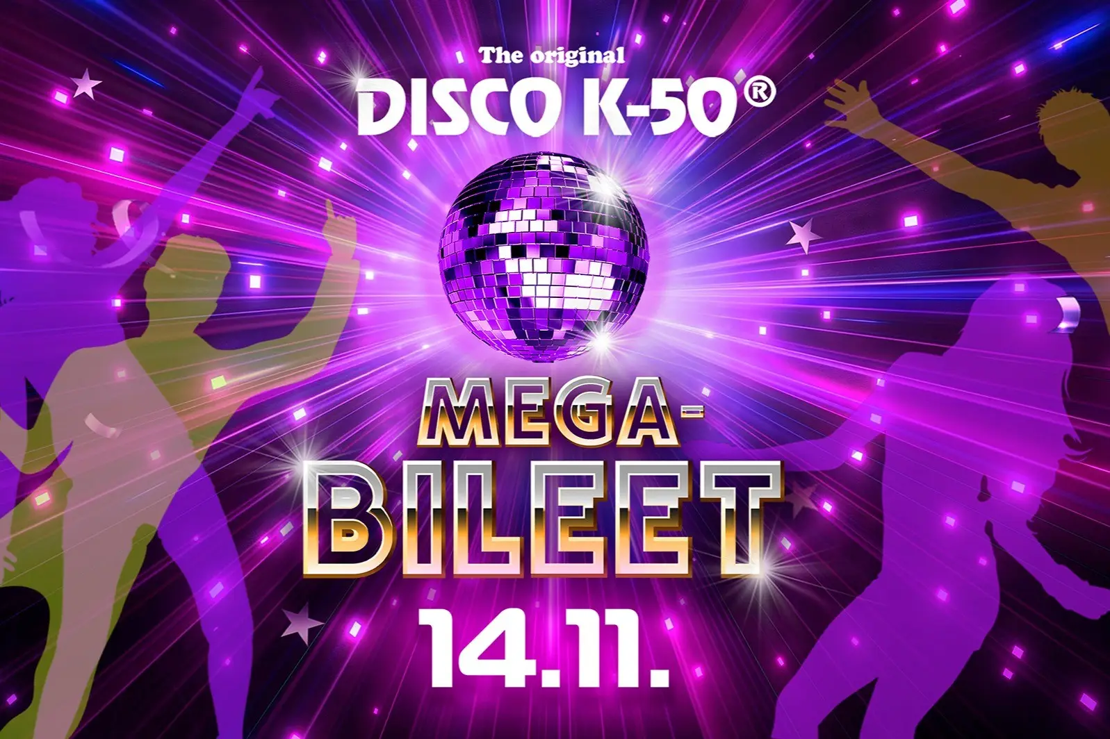 DISCO K-50® lauantaina 14.11.2026