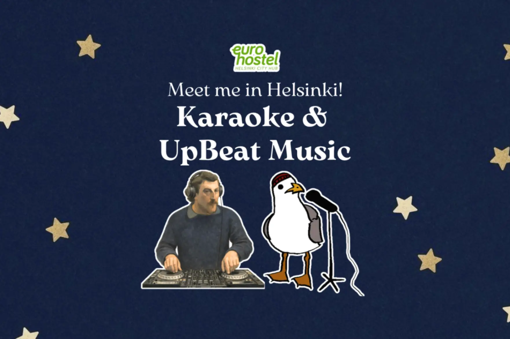 Karaoke and UpBeat Music at Eurohostel