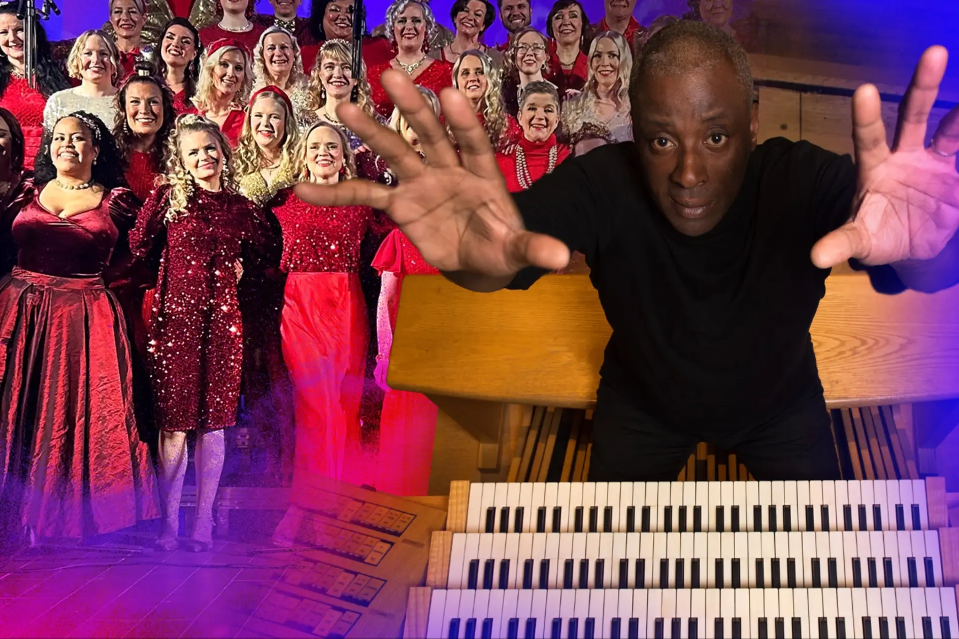 Urkuri Wayne Marshall ja Lahden Gospelkuoro