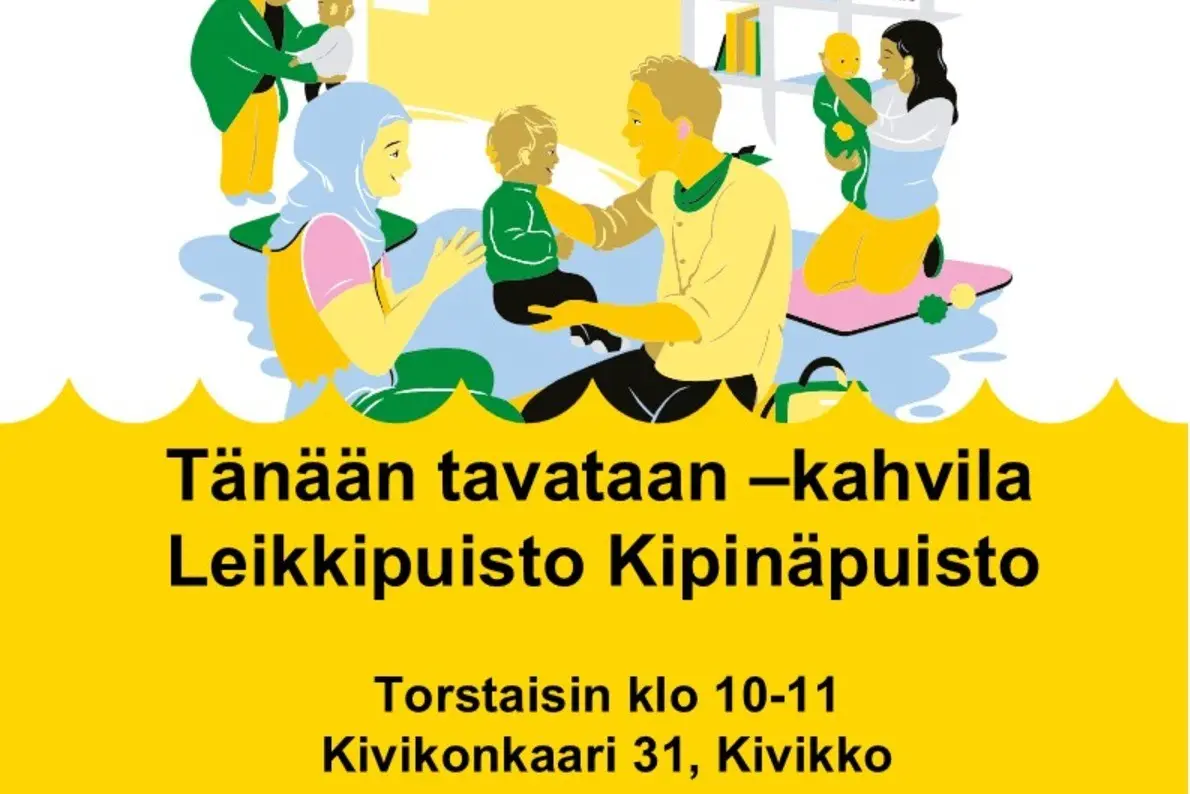 Kuvassa mainos kahvilasta