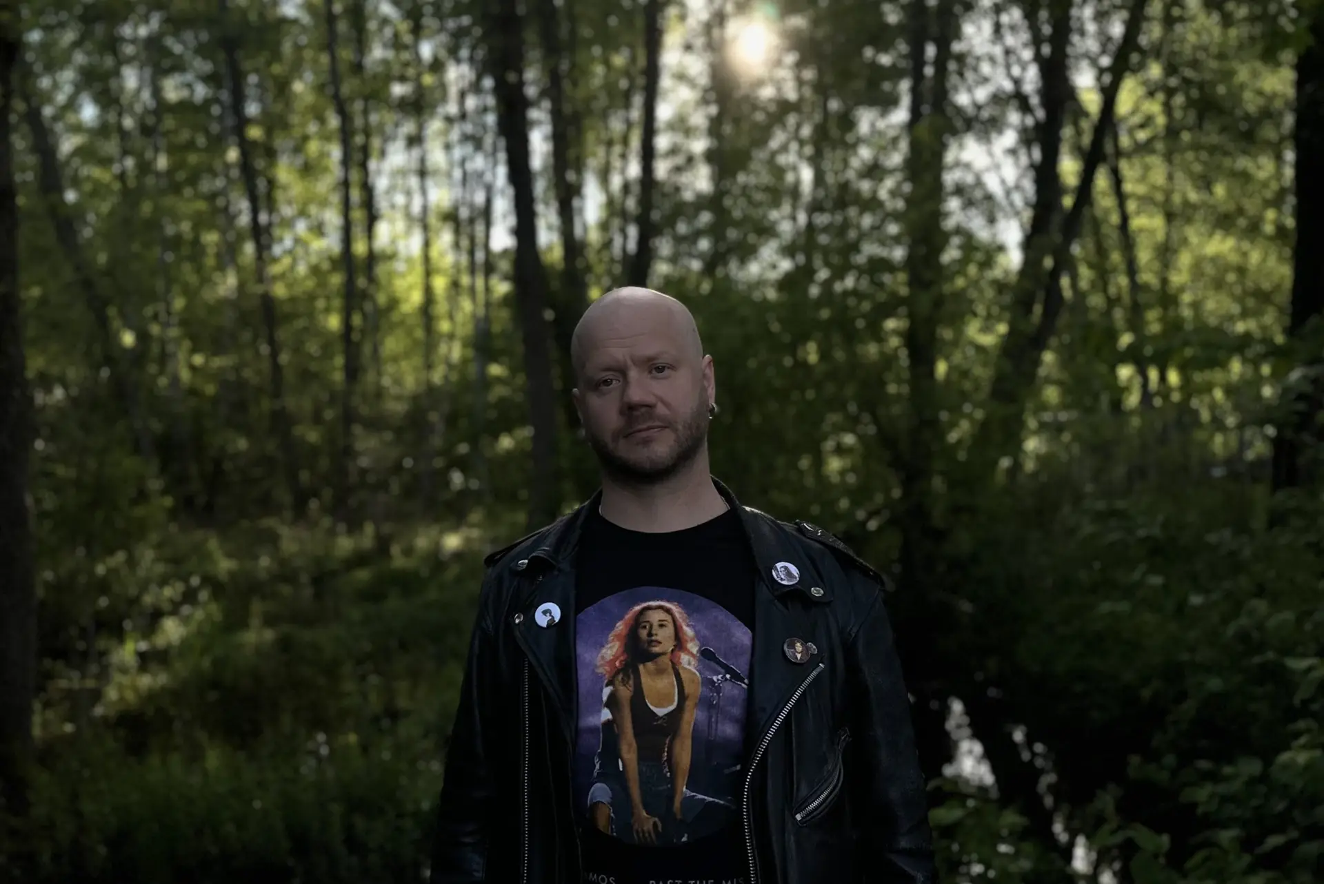 Heikki Romppainen metsässä