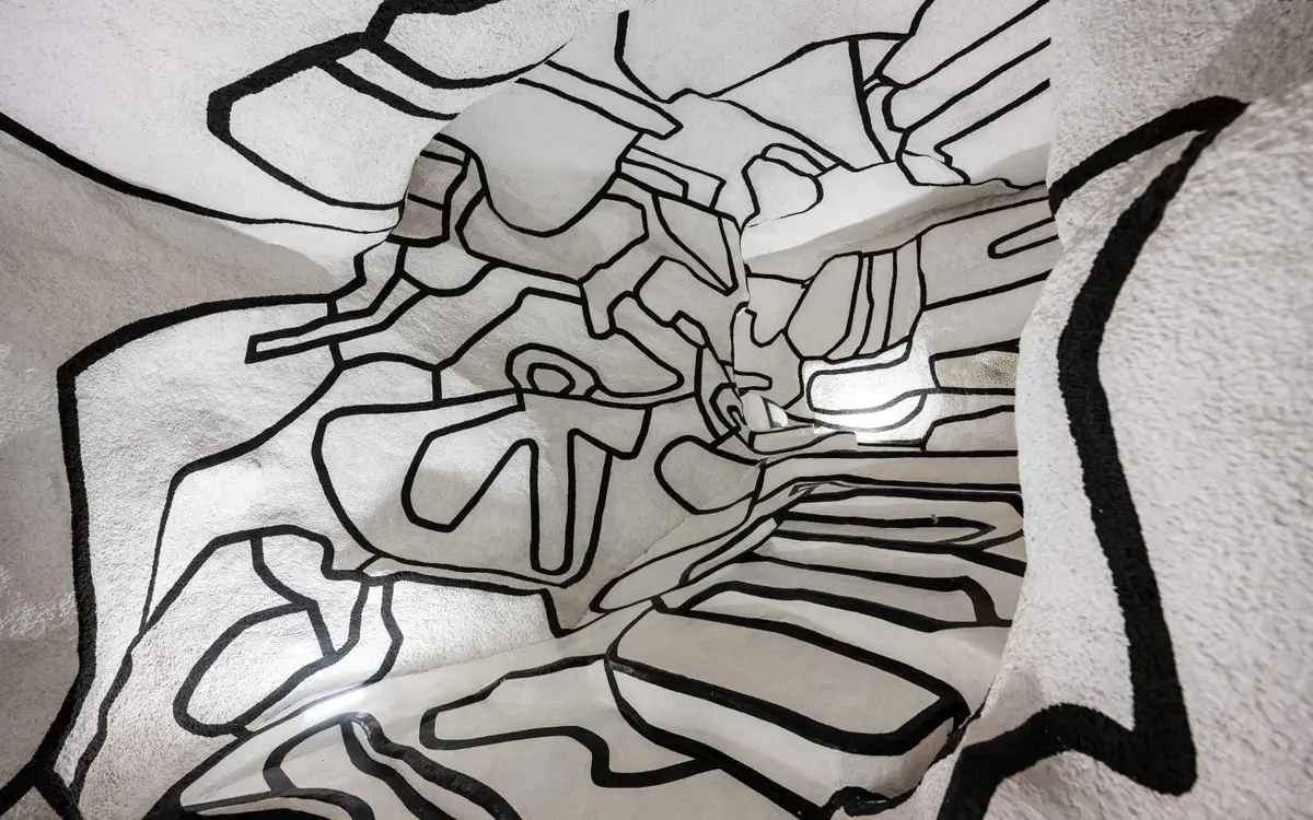Le Gastrovolve, l'intérieur de la Tour aux figures, de Jean Dubuffet