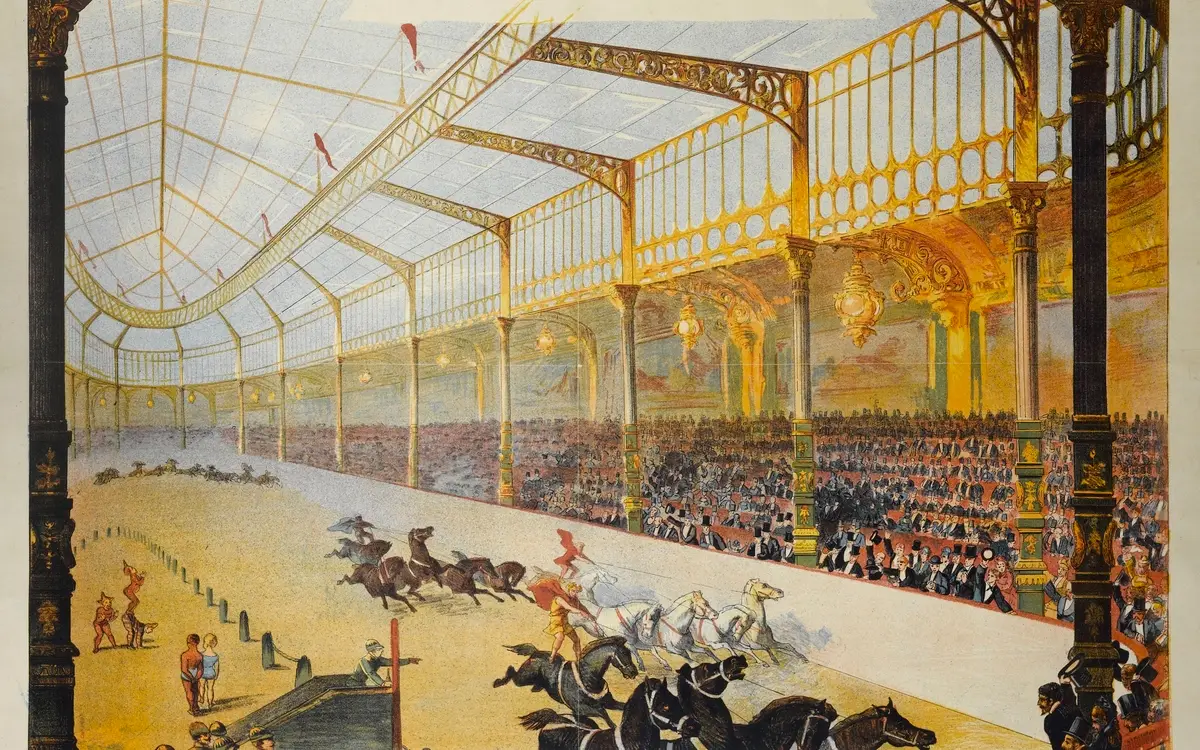 Vue Intérieure de l'Hippodrome du Pont de l'Alma.