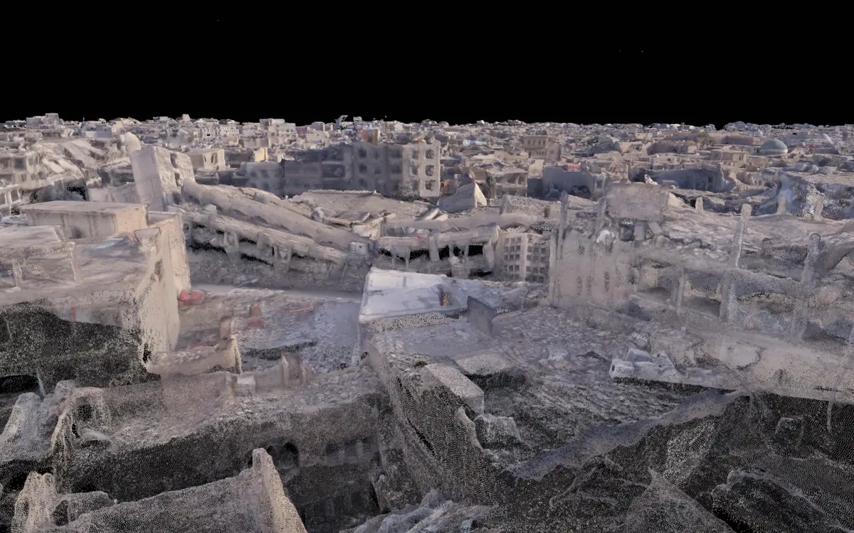 Numérisation de la vieille ville de Mossoul, Irak, 2018