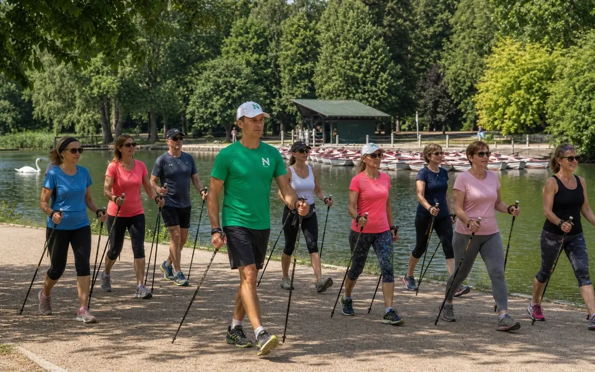 Marche nordique dans le Bois de Vincennes