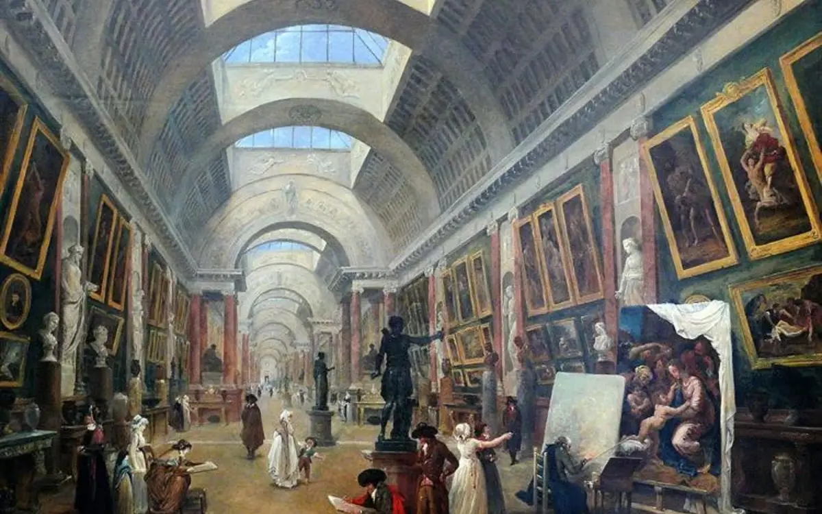Projet d'aménagement de la Grande Galerie du Louvre