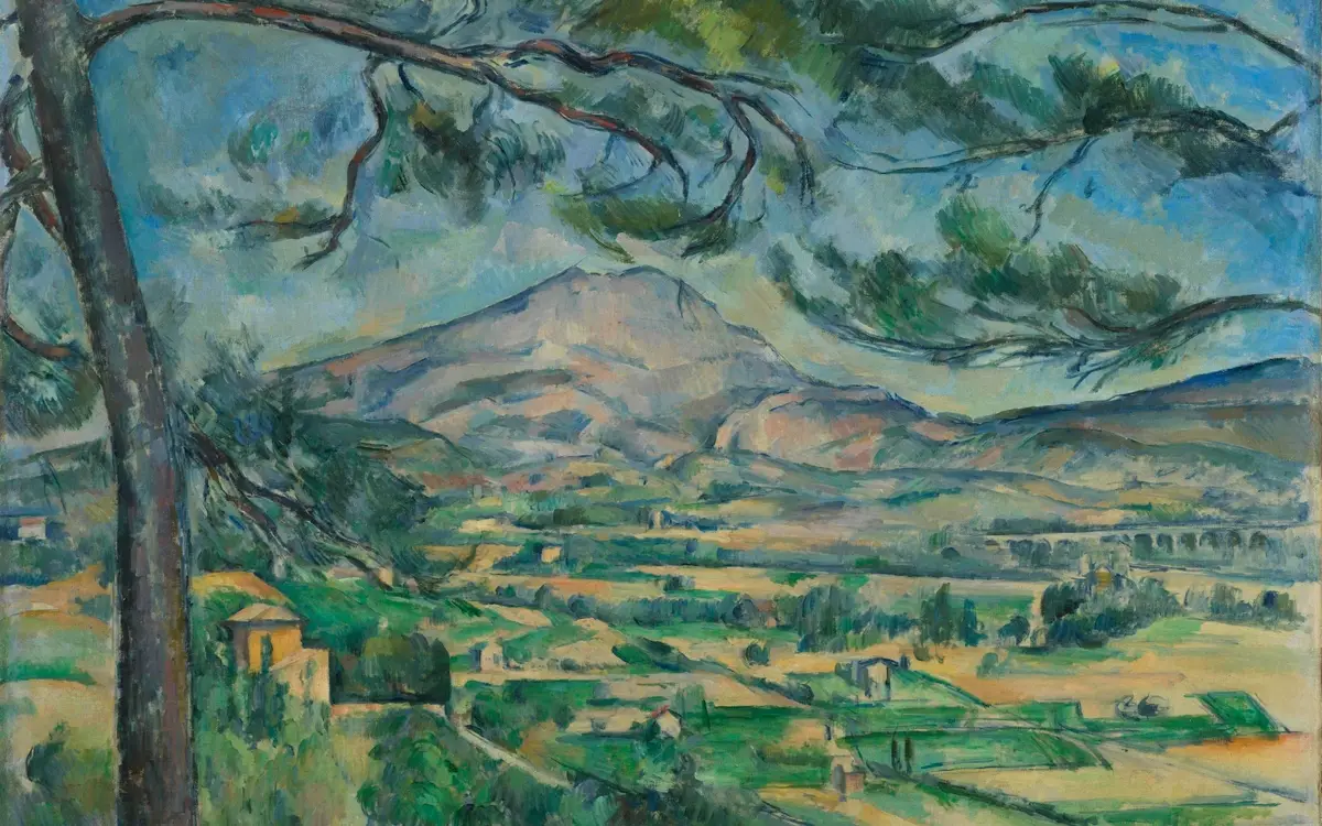 The Courtauld Institute of Art, Londres © Courtauld Paul Cezanne, La Montagne Sainte-Victoire au grand pin, vers 1887, huile sur toile, 66.8 x 92.3 cm