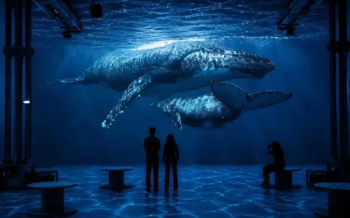 Expo Planète Ocean à l'atelier des lumières