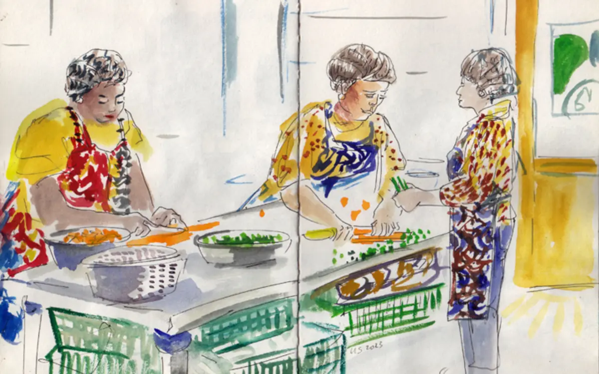 Plats de fêtes : la part dessinée