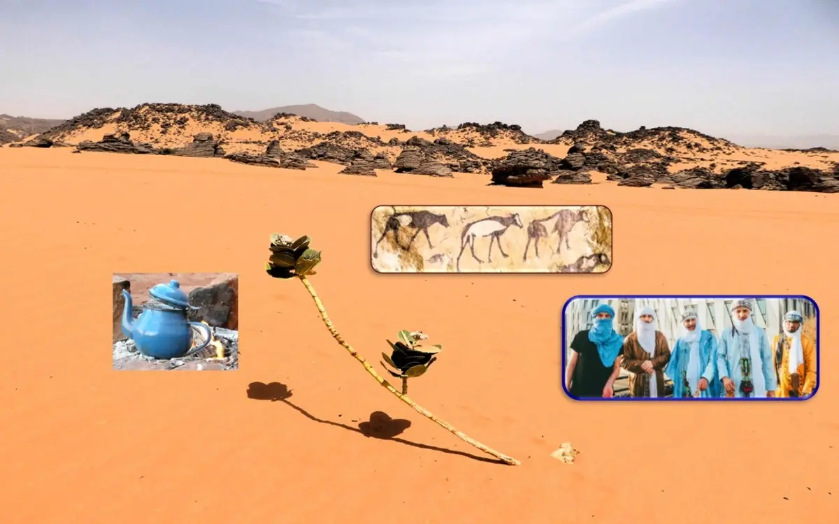 La culture touarègue dans le Sahara