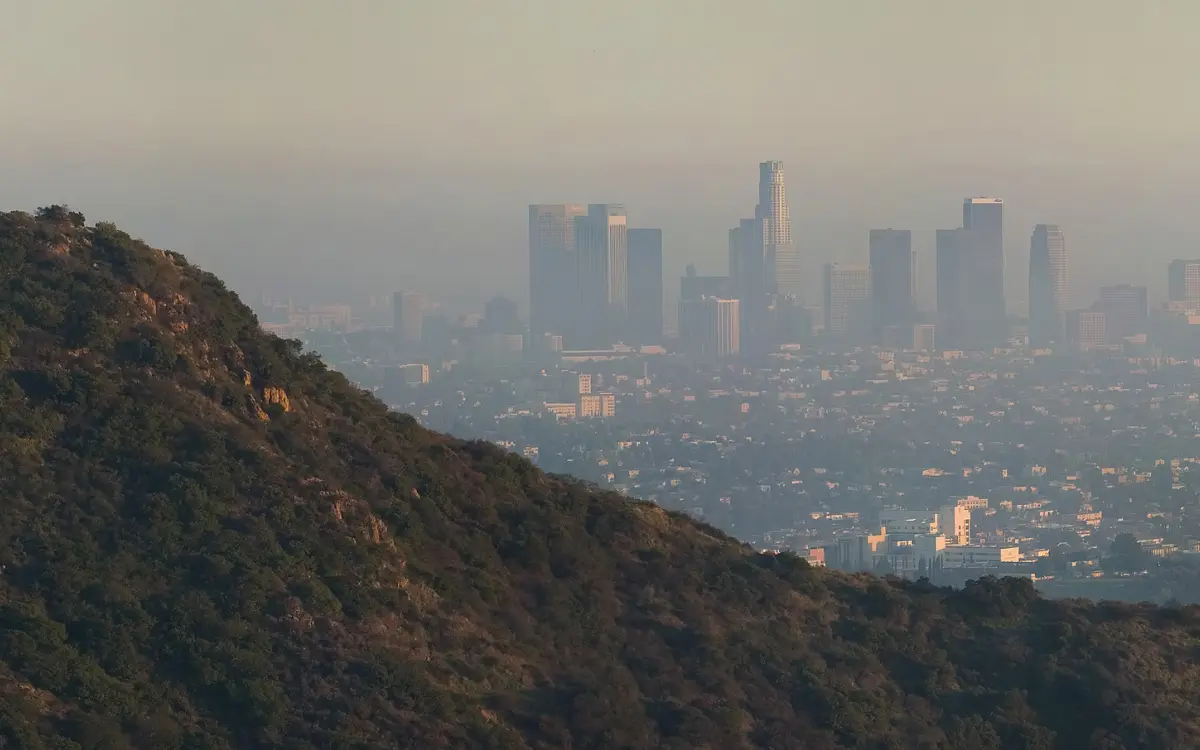 L.A vue de haut.