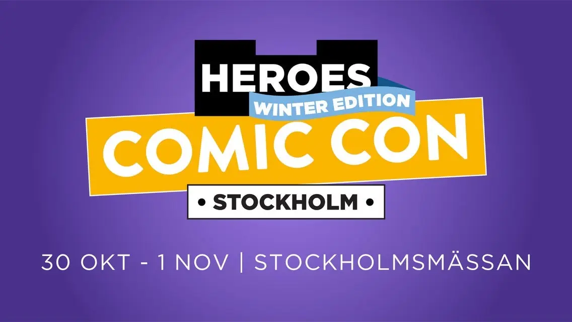 Comic Con Stockholm Winter - 30 okt - 1 nov 2026