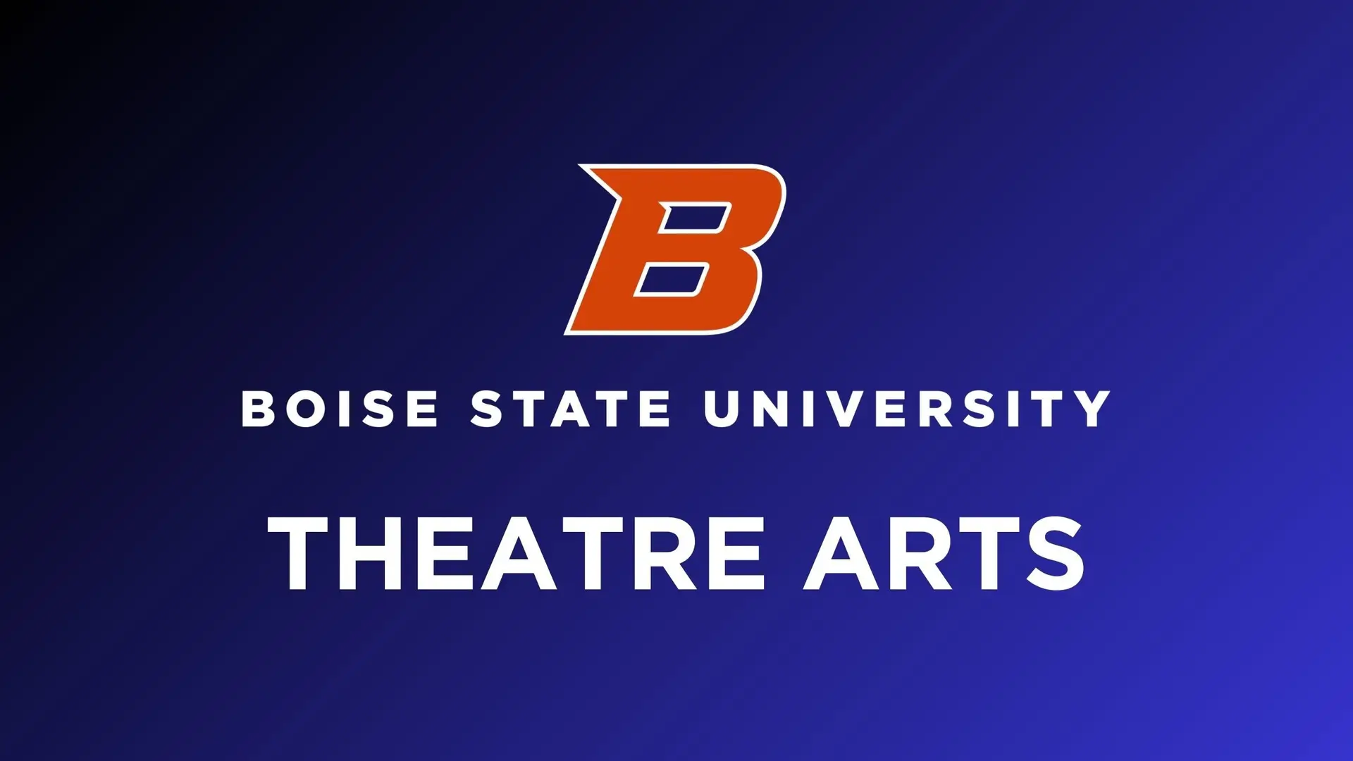 Boise State University Department of Theatre, Film and Creative Writing