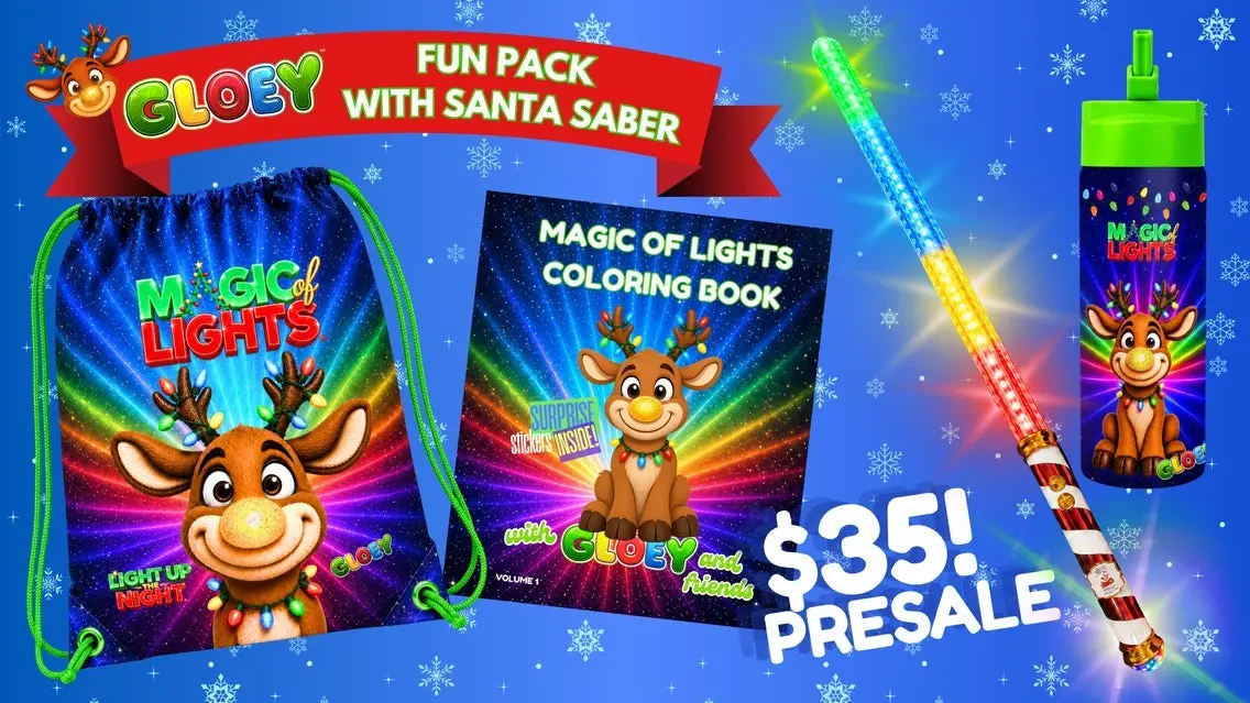 Magic Of Lights: Gloey Fun Pack with Santa Saber