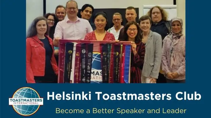 Toast masters osallistujia