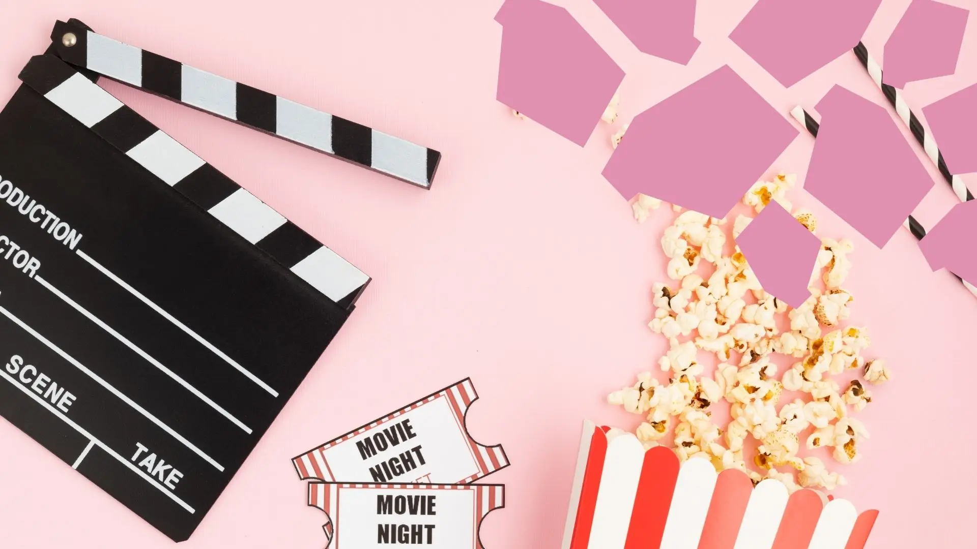 elokuvaliput ja popcornia