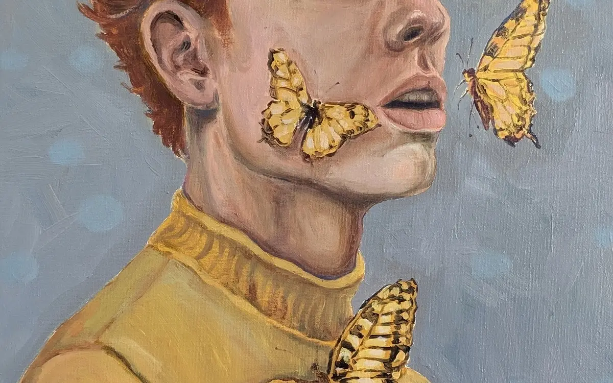 Xecon Uddin, Rêverie éphémère, 2026. Peinture : huile sur toile, 40 x 50 cm