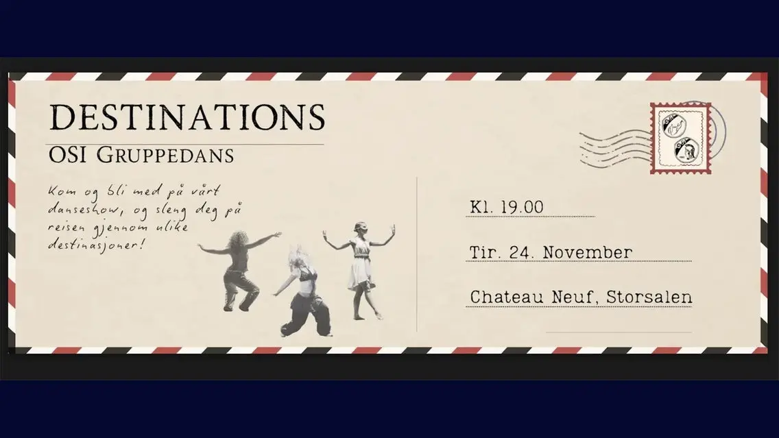 Destinations // Danseshow med OSI Gruppedans
