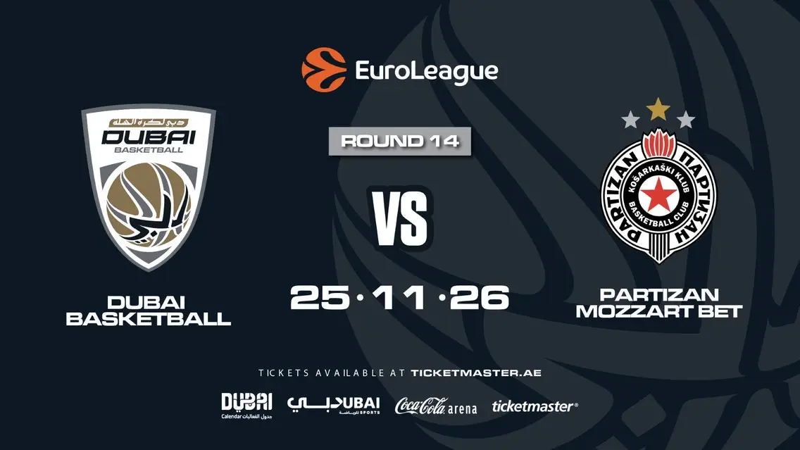 EuroLeague - Dubai Basketball vs Partizan Mozzart Bet Belgrade