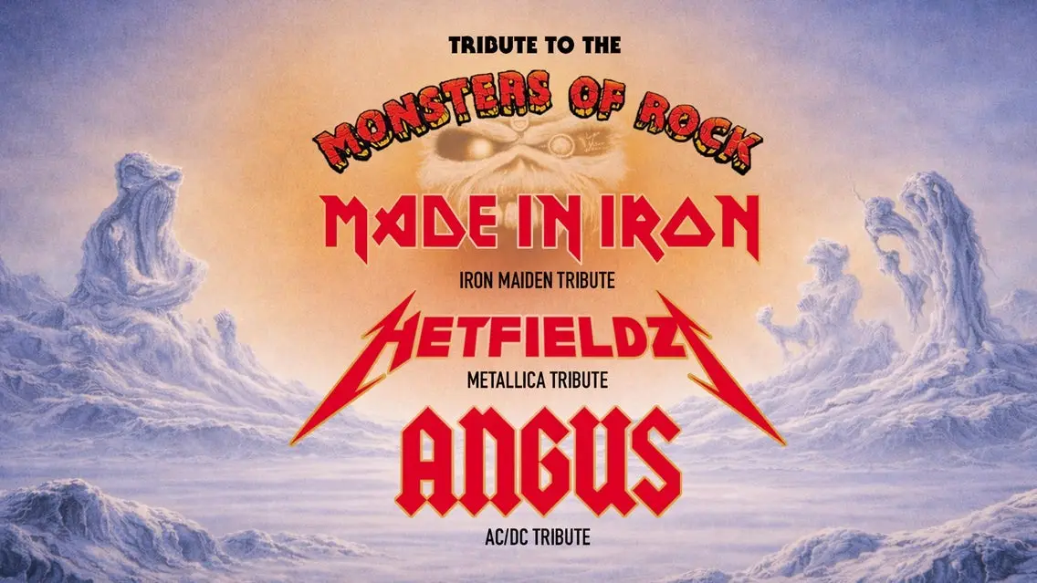 TRIBUTE TO THE MONSTERS OF ROCK - Hetfieldz + Angus + Made In Iron